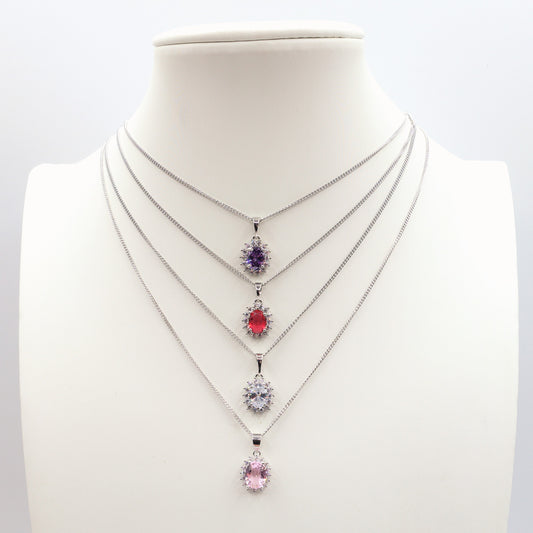 KATE - Collana con pendente cubic zirconia